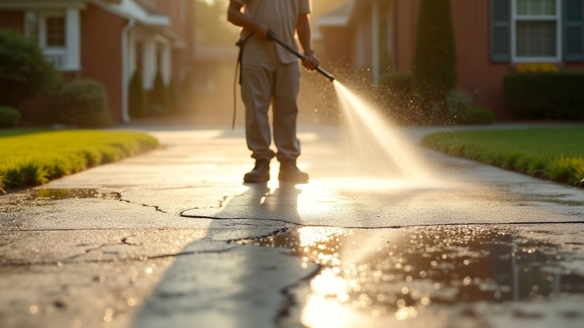 Driveway power washing Dallas