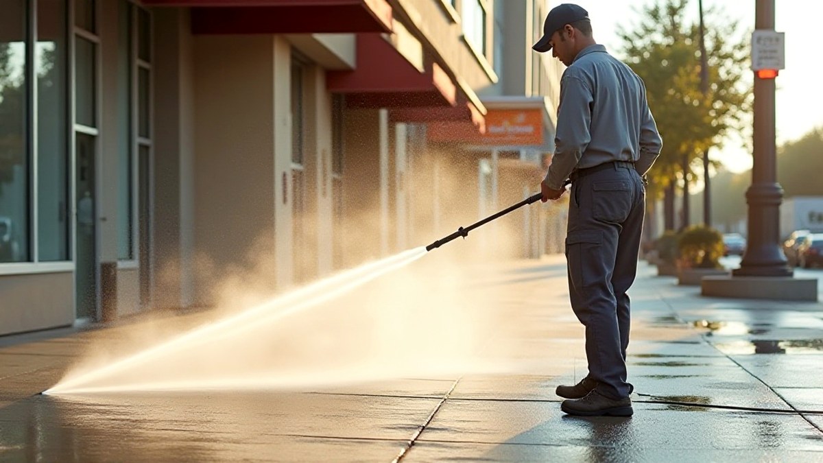 Commercial pressure washing Dallas